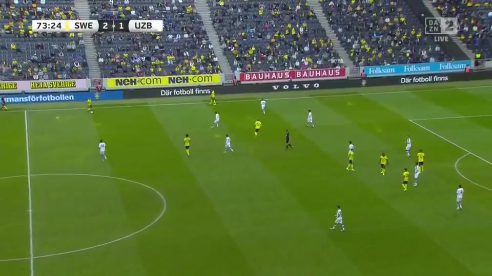 INT FRL Sweden Vs Uzbekistan 75 phút Vào, ghi bàn 3:1