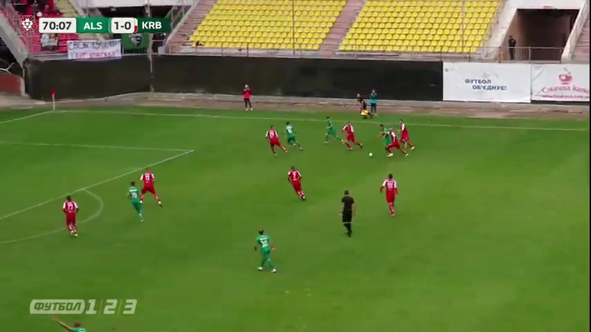 UKR D2 Alians Lypova Dolyna Vs Kryvbas Ahapov Goal in 71 min, Score 2:0