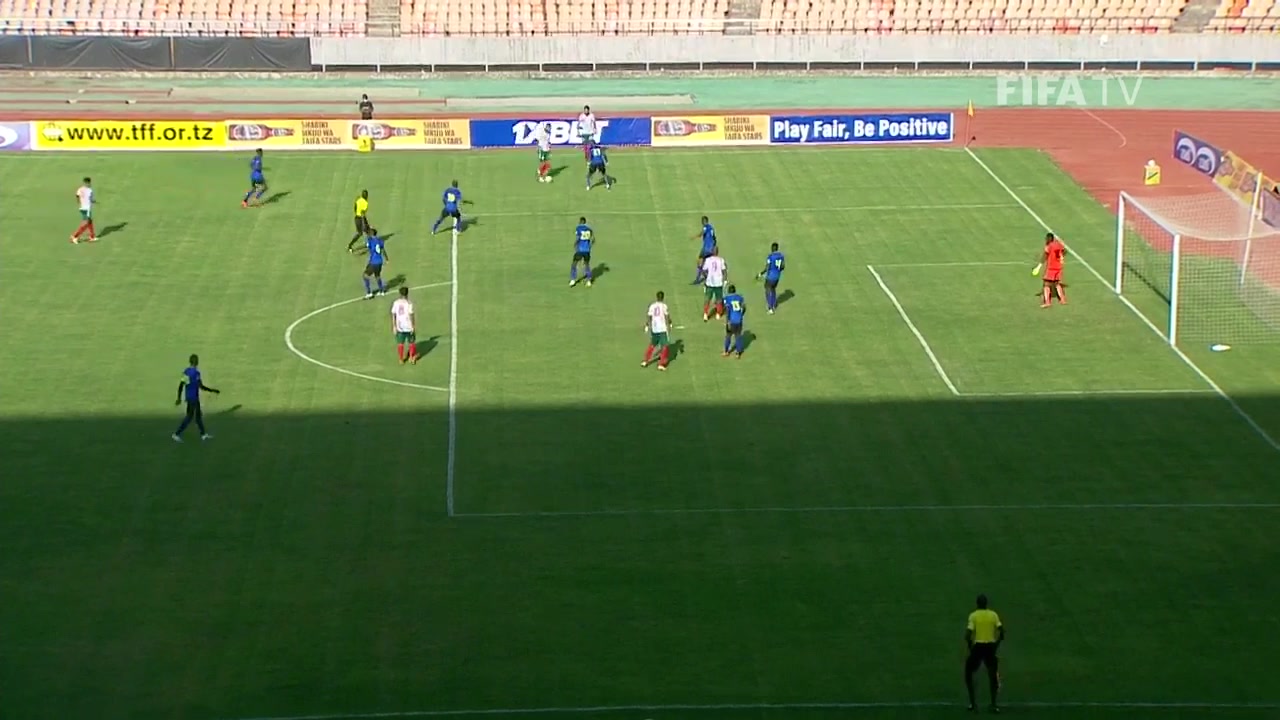 WCPAF Tanzania Vs Madagascar Martin Njiva Rakotoharimalala Goal in 35 min, Score 2:1