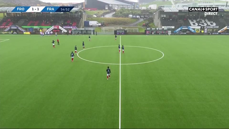 UEFA  U21Q Faroe Islands U21 Vs France U21 54 phút Steffan Abrahamsson LokinVào, ghi bàn 1:1