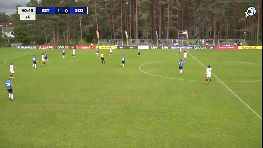 INT FRL Estonia U19 Vs Georgia U19  Goal in 91 min, Score 1:1