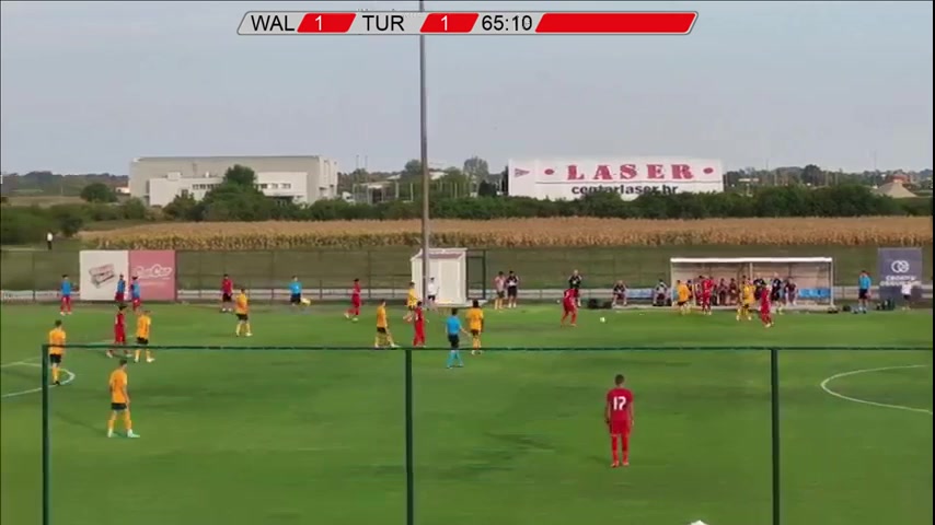 INT FRL Turkey U19 Vs Wales U19  Goal in 66 min, Score 2:1