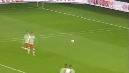 UEFA  U21Q Poland U21 Vs Israel U21 Sebastian Walukiewicz Goal in 32 min, Score 1:1