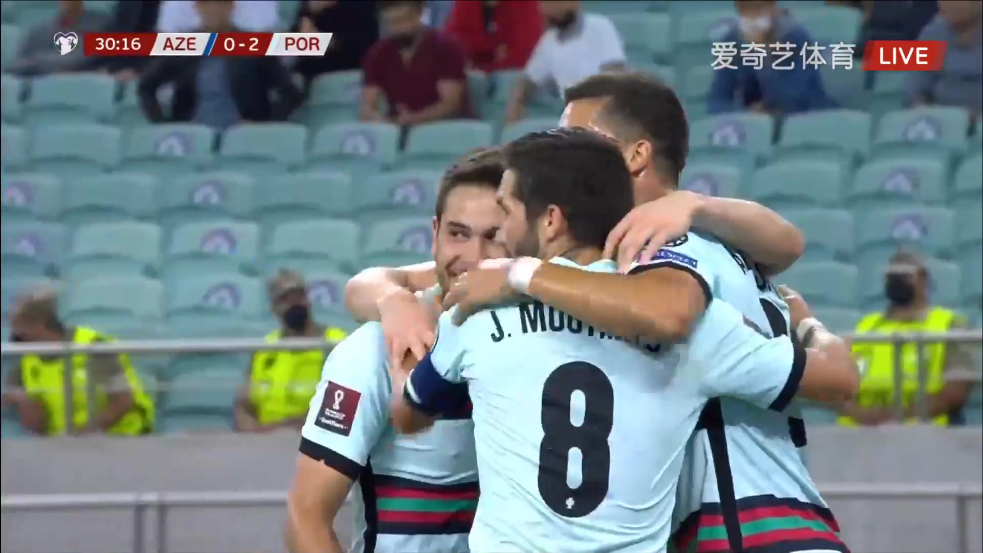 WCPEU Azerbaijan Vs Portugal Andre Silva Goal in 30 min, Score 0:2