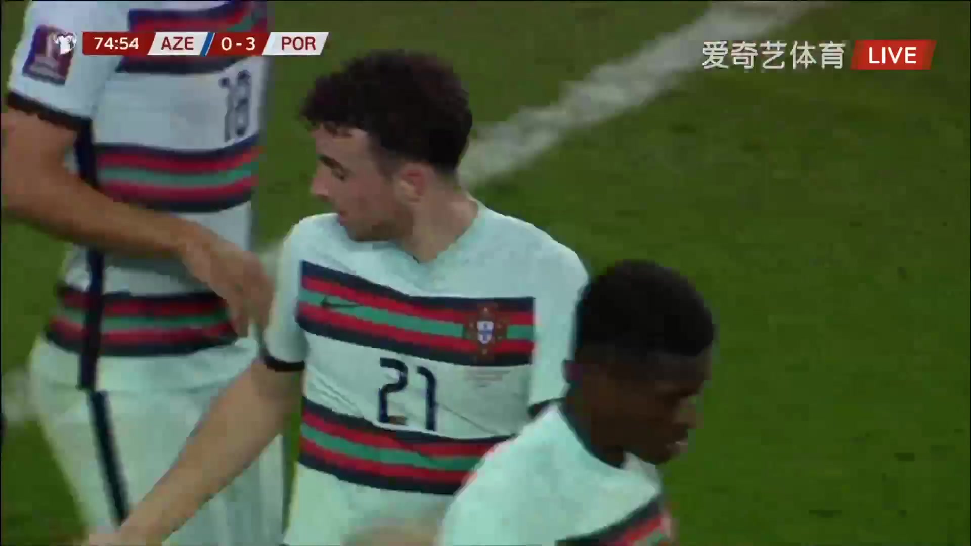 WCPEU Azerbaijan Vs Portugal Diogo Jota Goal in 75 min, Score 0:3