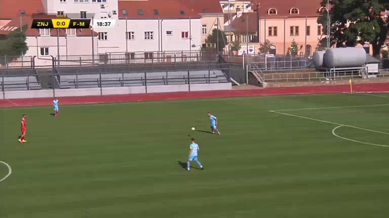 CZE CFL SC Znojmo Vs Frydek-Mistek 21 phút Vào, ghi bàn 1:0