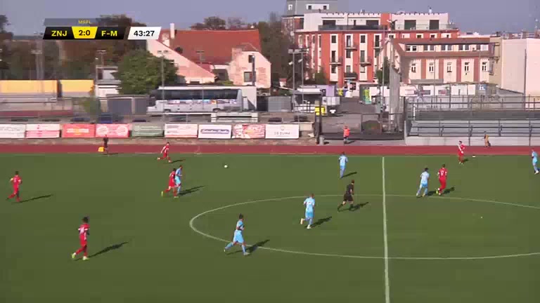 CZE CFL SC Znojmo Vs Frydek-Mistek 45+ phút Vào, ghi bàn 2:1