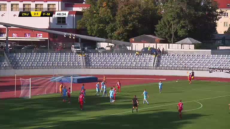 CZE CFL SC Znojmo Vs Frydek-Mistek 48 phút Vào, ghi bàn 2:2