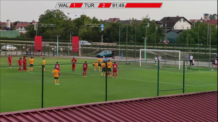 INT FRL Turkey U19 Vs Wales U19  Goal in 92 min, Score 2:2