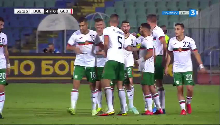 INT FRL Bulgaria Vs Georgia Andrea Hristov Goal in 52 min, Score 4:0