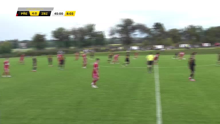 CZE CFL FK Prepere Vs FK Zbuzany 1953 54 phút Vào, ghi bàn 5:0