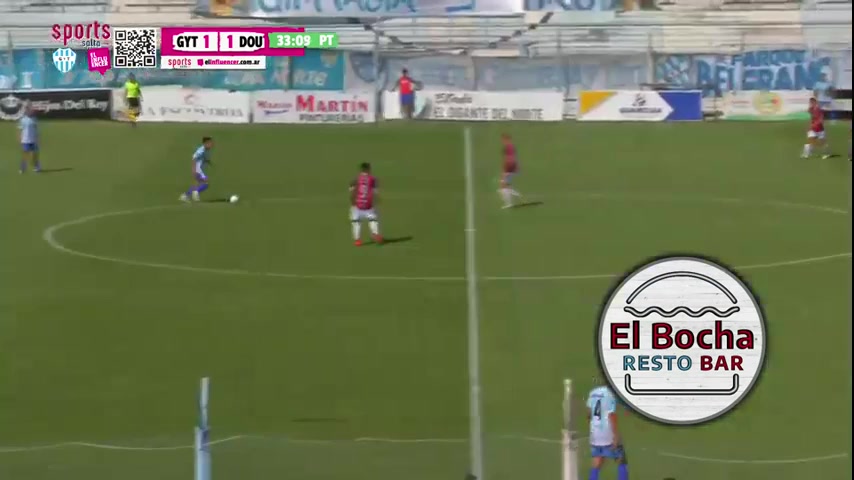 1669 Gimnasia yTiro Vs Douglas Haig 33 skor gol , skor 1:2