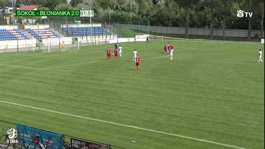 IV liga Sokol Aleksandrow Lodzki Vs Blonianka Blonie Lis M. Goal in 92 min, Score 3:0