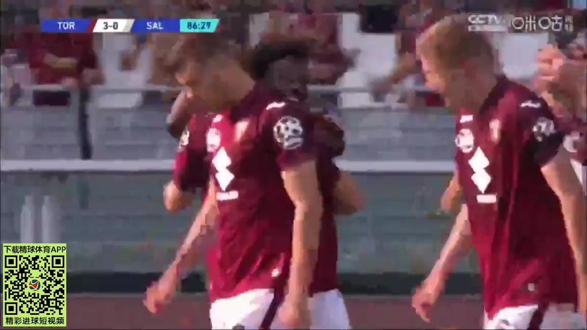 Serie A Torino Vs Salernitana Tommaso Pobega Goal in 86 min, Score 3:0