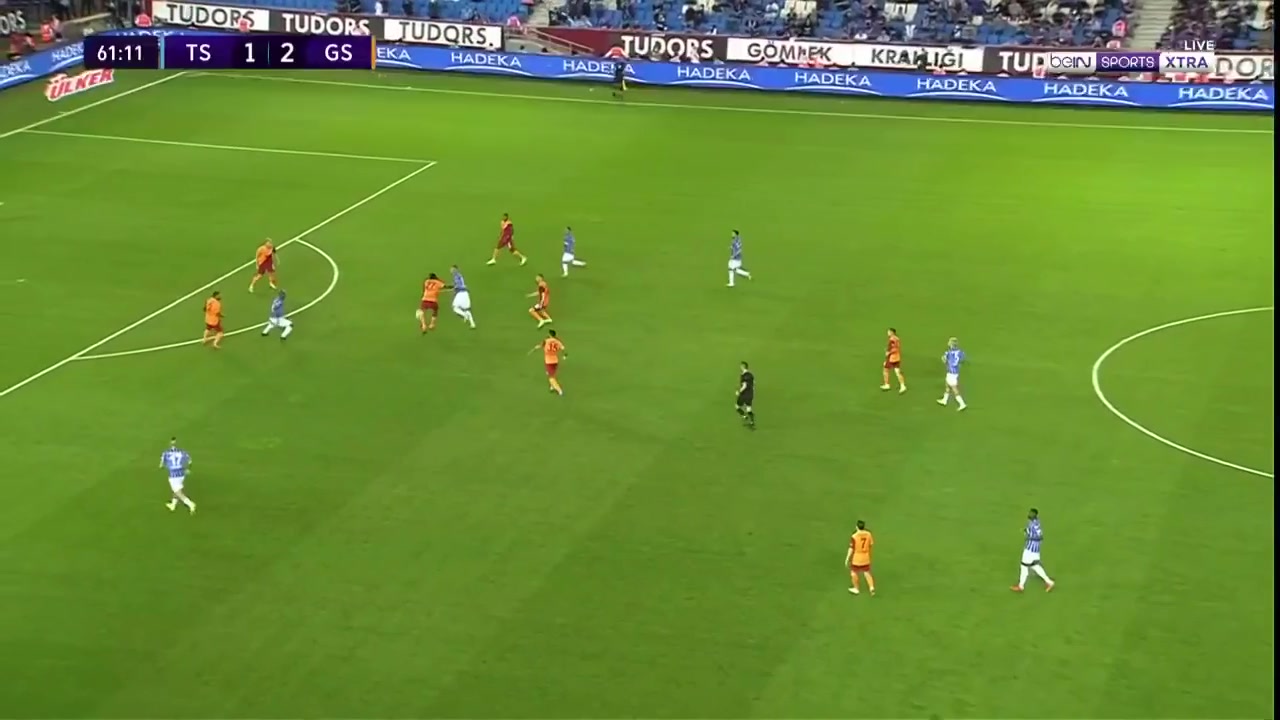 TUR D1 Trabzonspor Vs Galatasaray 62 phút Anthony NwakaemeVào, ghi bàn 2:2