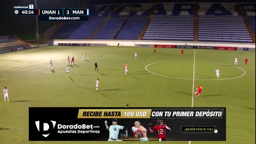 NIC D1 UNAN Managua Vs Managua FC Fernandes Goal in 40 min, Score 2:3