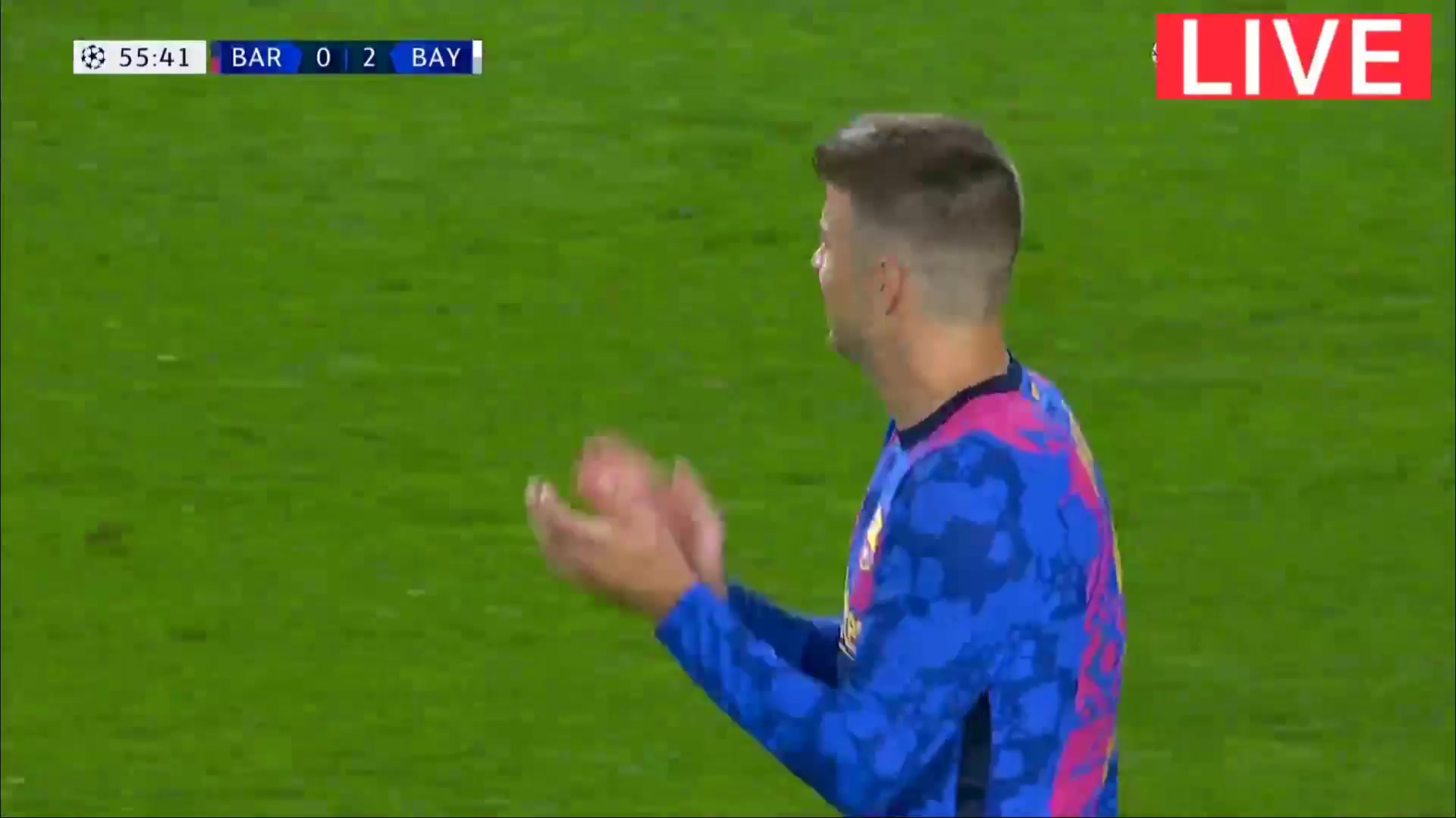 UEFA CL FC Barcelona Vs Bayern Munchen Robert Lewandowski Goal in 55 min, Score 0:2