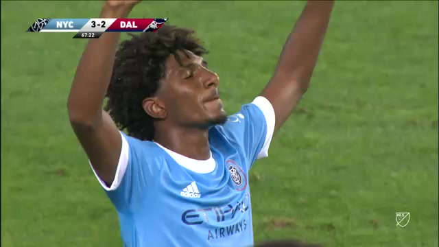 MLS New York City FC Vs FC Dallas 67 ทำประตู Talles Magno ประตู, ทำคะแนน 3:2