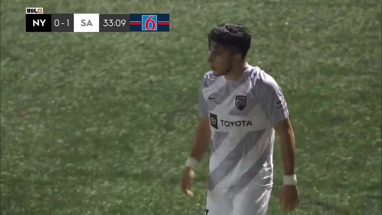 USL CH New York Red Bulls B Vs San Antonio 31 phút Jose GallegosVào, ghi bàn 0:1