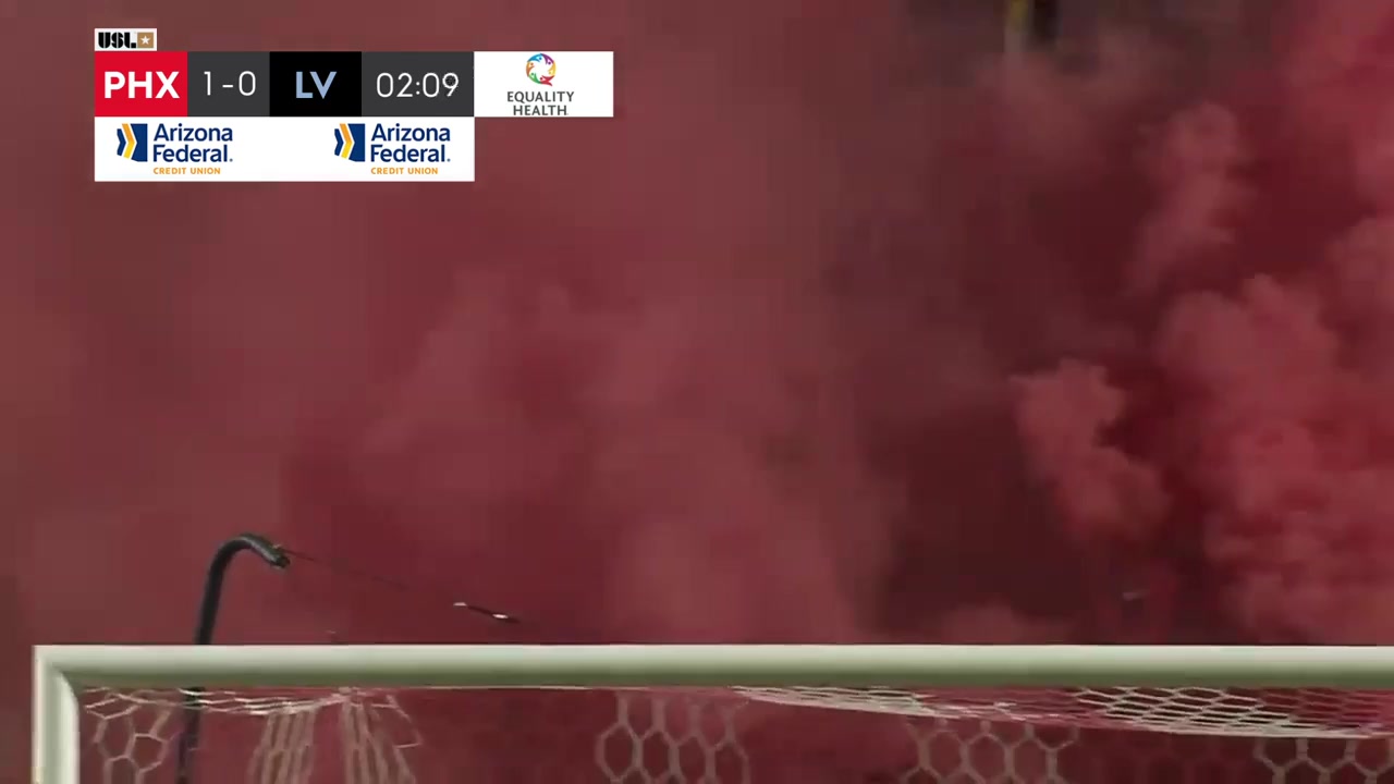 USL CH Phoenix Rising FC Vs Las Vegas Lights 2 phút Aodhan QuinnVào, ghi bàn 1:0