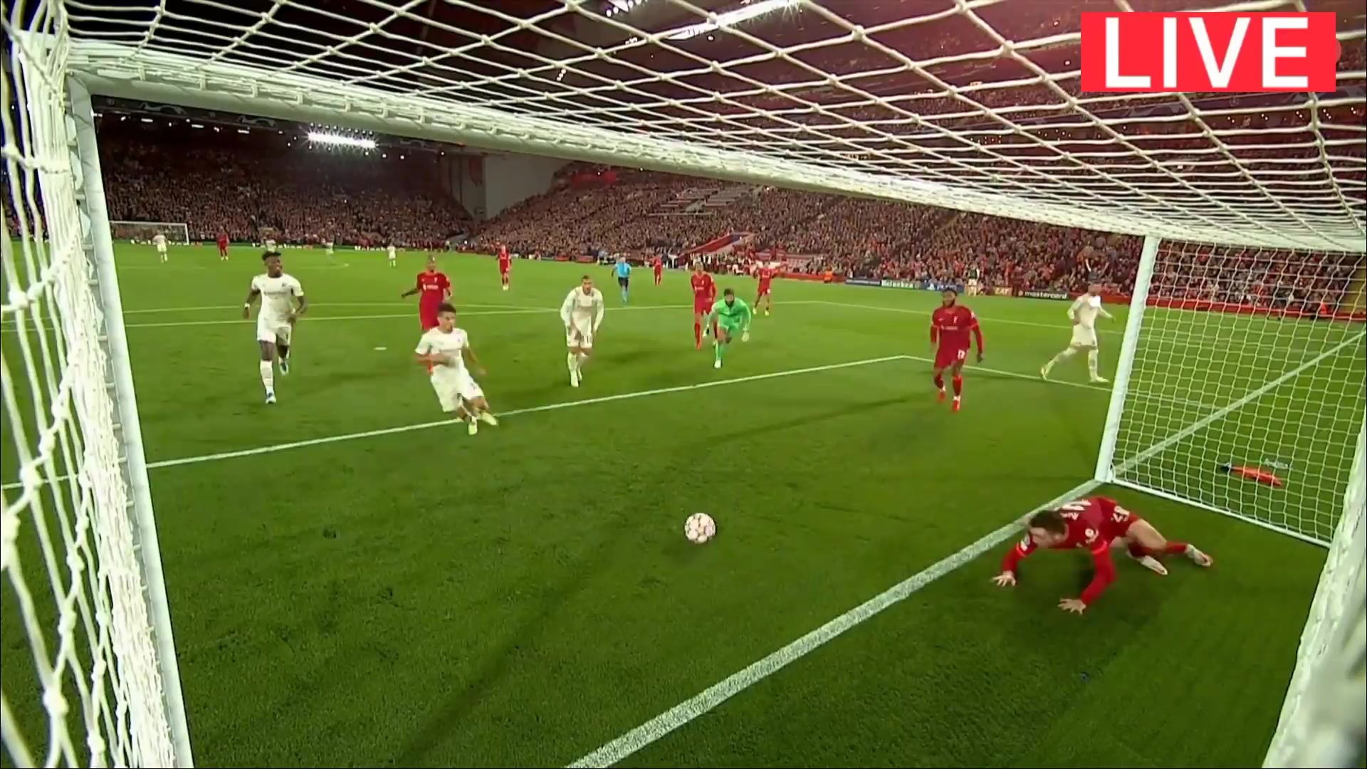 UEFA CL Liverpool Vs AC Milan Brahim Diaz Goal in 43 min, Score 1:2