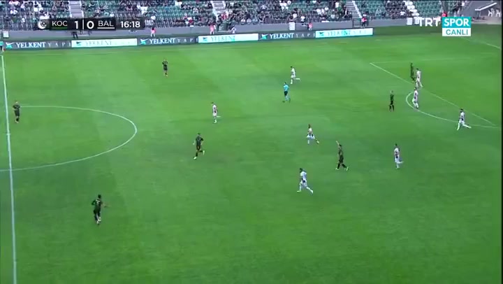 130 Kocaelispor Vs Balikesirspor 17 skor gol Dino Ndlovu, skor 2:0