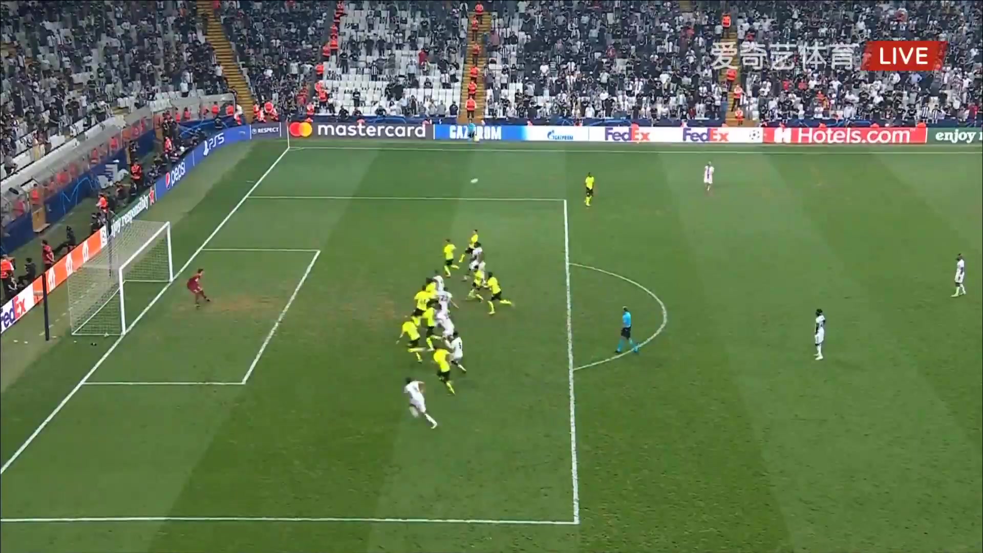 103 Besiktas JK Vs Borussia Dortmund 93 skor gol Francisco Javier Montero Rubio, skor 1:2