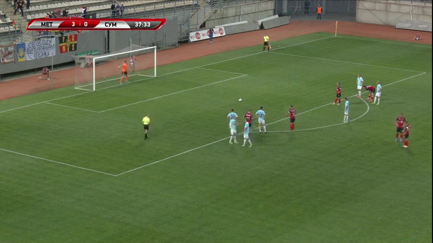 UKR L2 Metalurh Zaporizhya Vs FC Sumy  Goal in 38 min, Score 4:0