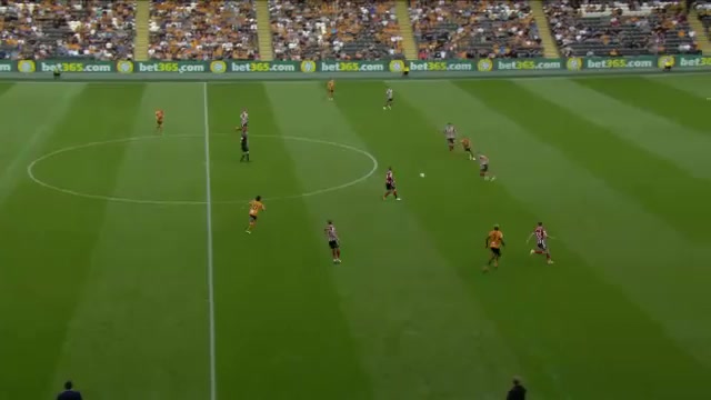 ENG LCH Hull City Vs Sheffield United 73 ทำประตู Keane Lewis-Potter ประตู, ทำคะแนน 1:3