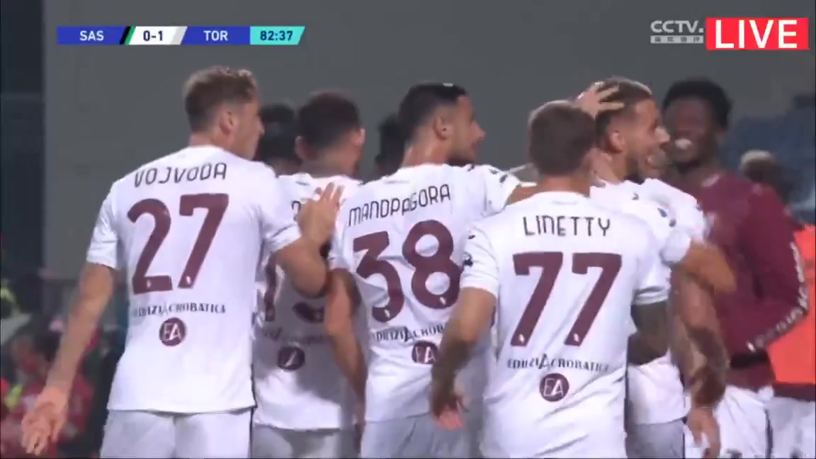 Serie A Sassuolo Vs Torino Marko Pjaca Goal in 82 min, Score 0:1