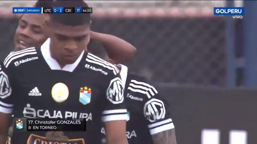 PER D1 UTC Cajamarca Vs Sporting Cristal 44 phút Christofer GonzálesVào, ghi bàn 0:3