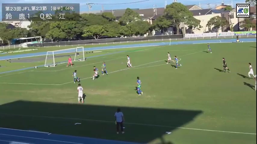 JPN JFL Suzuka unlimited Vs FC Kagura Shimane Kawanaka Goal in 65 min, Score 1:1
