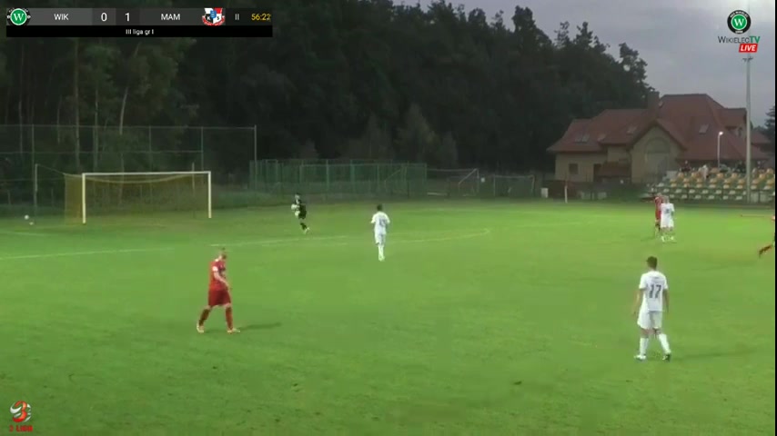 IV liga Wikielec Vs Mamry Gizycko  Goal in 58 min, Score 0:2