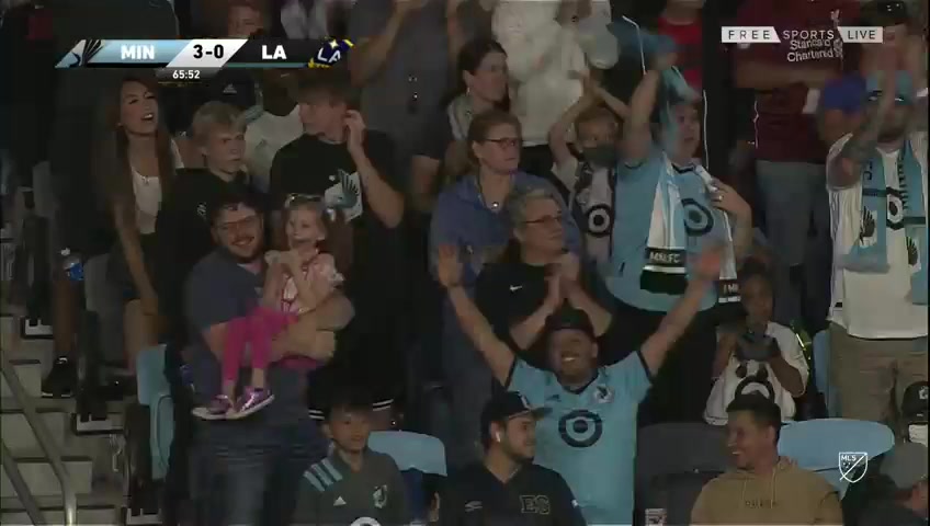 MLS Minnesota United FC Vs Los Angeles Galaxy 67 ทำประตู Ethan Finlay ประตู, ทำคะแนน 3:0