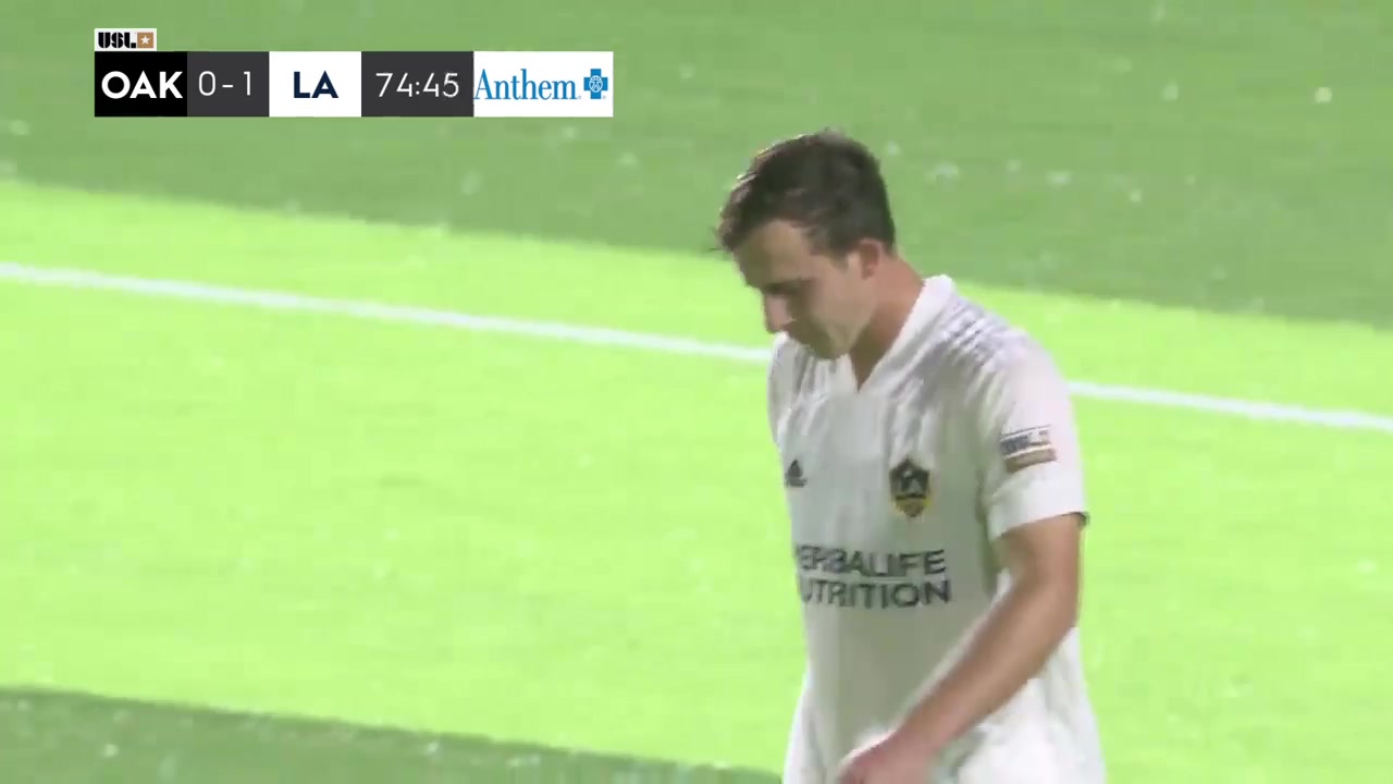 USL CH Oakland Roots Vs Los Angeles Galaxy II 75 phút Taylor DavilaVào, ghi bàn 0:1