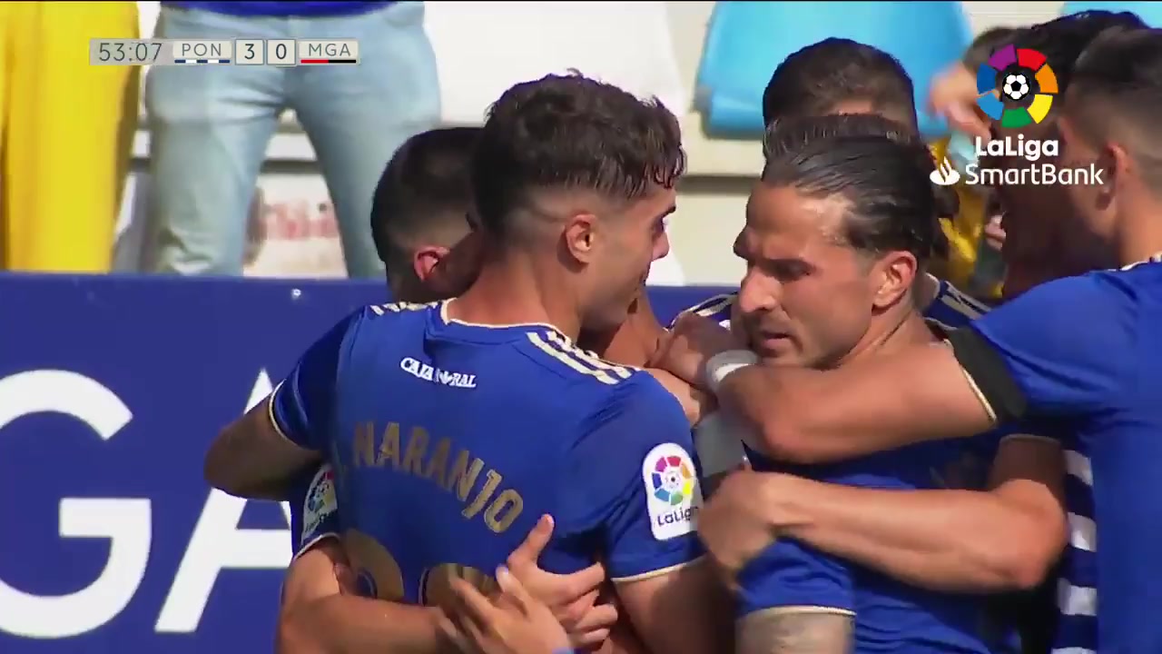 SPA D2 Ponferradina Vs Malaga Yuri De Souza Fonseca Goal in 51 min, Score 3:0