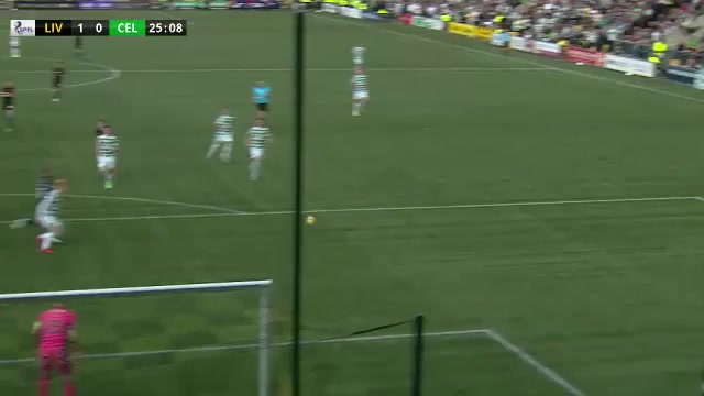 SCO PR Livingston Vs Celtic FC Andrew Shinnie Goal in 24 min, Score 1:0