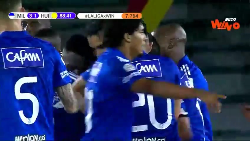 COL D1 Millonarios Vs Atletico Huila 89 phút Elvis Yohan Perlaza LaraVào, ghi bàn 3:1