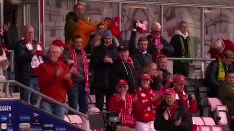 NOR AL Fredrikstad Vs Ullensaker/Kisa IL 93 ทำประตู Nicolay Solberg ประตู, ทำคะแนน 2:0