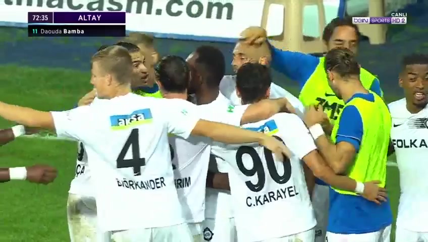 TUR D1 Caykur Rizespor Vs Altay Spor Kulubu 73 phút Daouda Karamoko BambaVào, ghi bàn 0:2