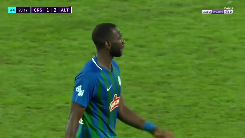 TUR D1 Caykur Rizespor Vs Altay Spor Kulubu 90 phút Yannick BolasieVào, ghi bàn 1:2