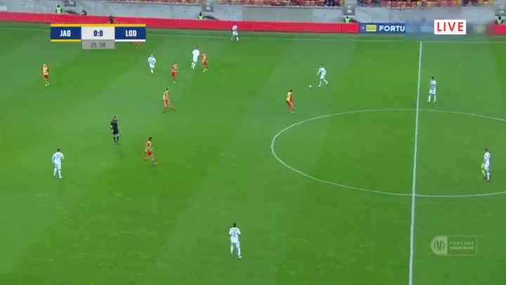 POL Cup Jagiellonia Bialystok Vs Lechia Gdansk Maciej Gajos Goal in 26 min, Score 0:1