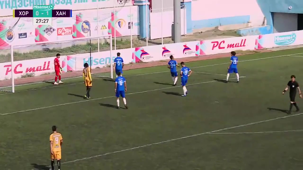 MN PL Khoromkhon Club Vs Khangarid Klub  Goal in 28 min, Score 1:1