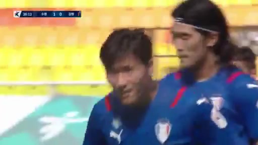 韓K聯 水原三星 Vs 江原FC 36分進球,比分1:0