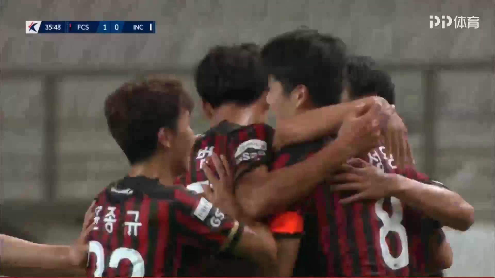 KOR D1 FC Seoul Vs Incheon United  Goal in 36 min, Score 1:0