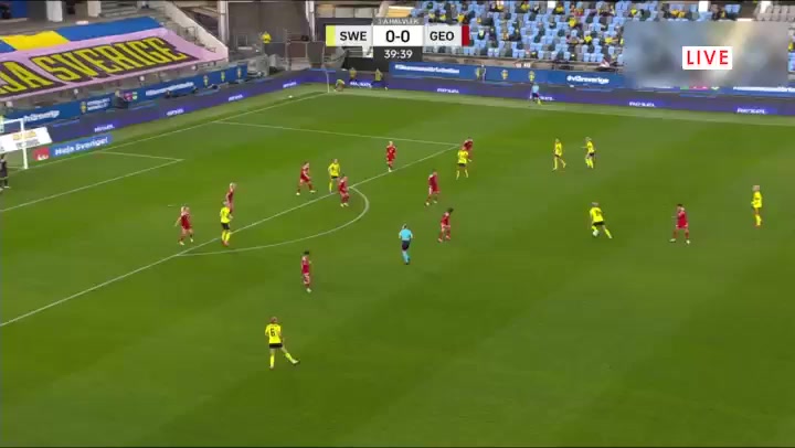 WWCPE Sweden (w) Vs Georgia (w) Filippa Angeldal Goal in 40 min, Score 1:0