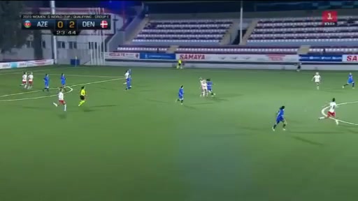 WWCPE Azerbaijan (w) Vs Denmark (w) Stine Larsen Goal in 24 min, Score 0:3