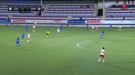 WWCPE Azerbaijan (w) Vs Denmark (w) Stine Larsen Goal in 10 min, Score 0:2