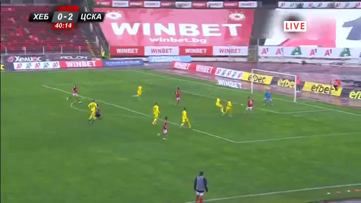 BUL Cup FC Hebar Pazardzhik Vs CSKA Sofia 40 ทำประตู  ประตู, ทำคะแนน 0:3