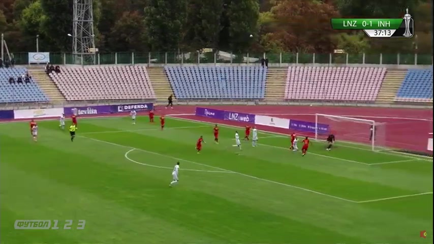 UKRC LNZ Lebedyn Vs FC Inhulets Petrove Dolinsky Goal in 37 min, Score 1:1